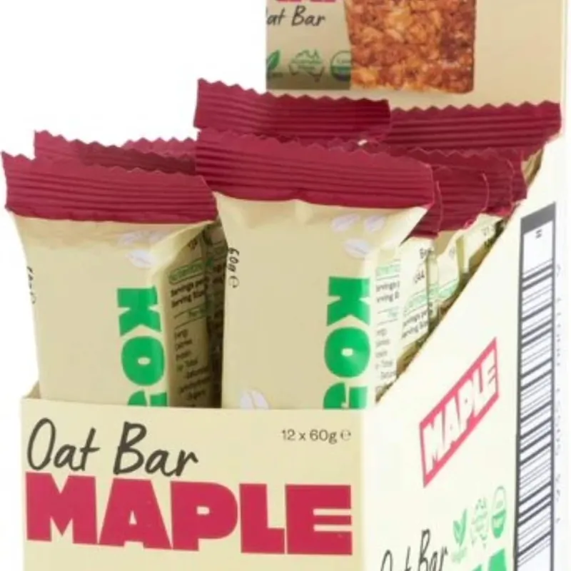 Save Now Koja Oat Bars Box Maple 12 x 60g