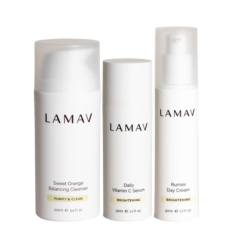LAMAV Organic Skincare Essentials Brightening 3 Pack Hot Picks