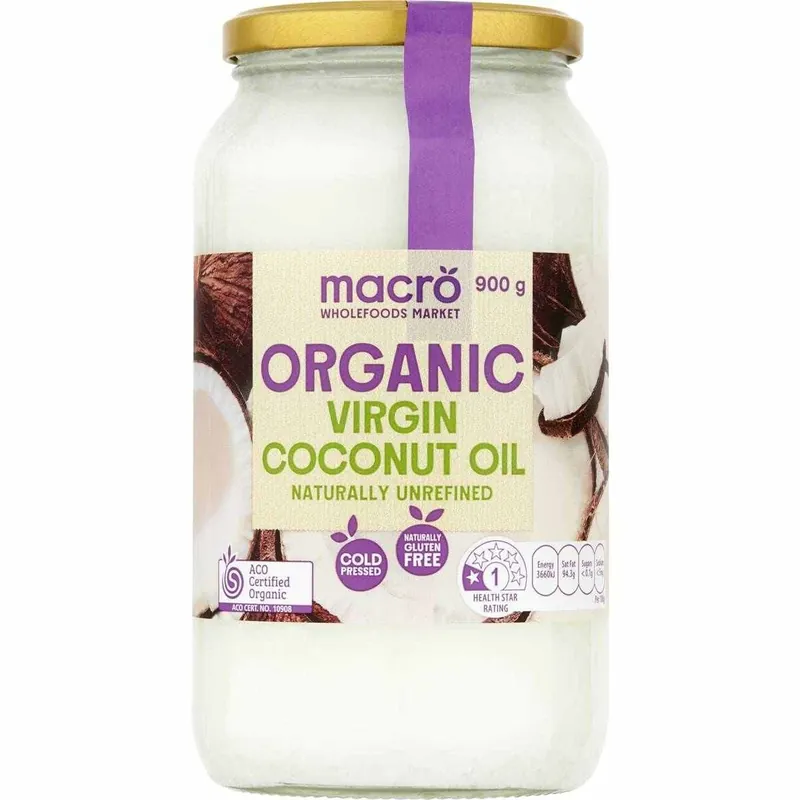 Cheap Macro Organic Virgin Coconut Oil 900g