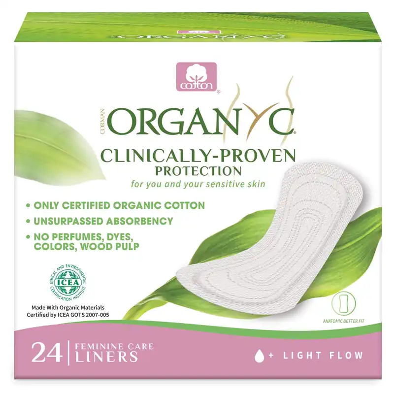 Organyc Thin Folded Panty Liners – Light 24 Pack Best Price