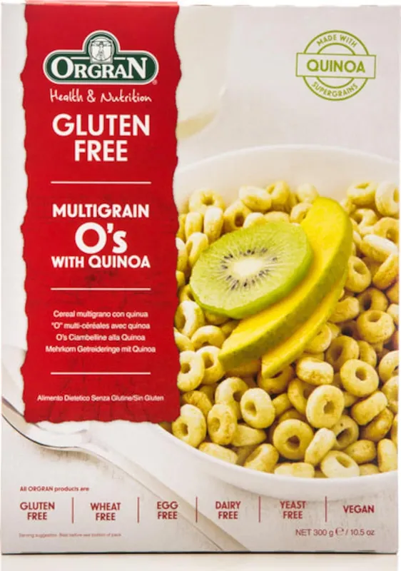 Instant Buy Orgran Multigrain Breakfast O's with Quinoa 300g