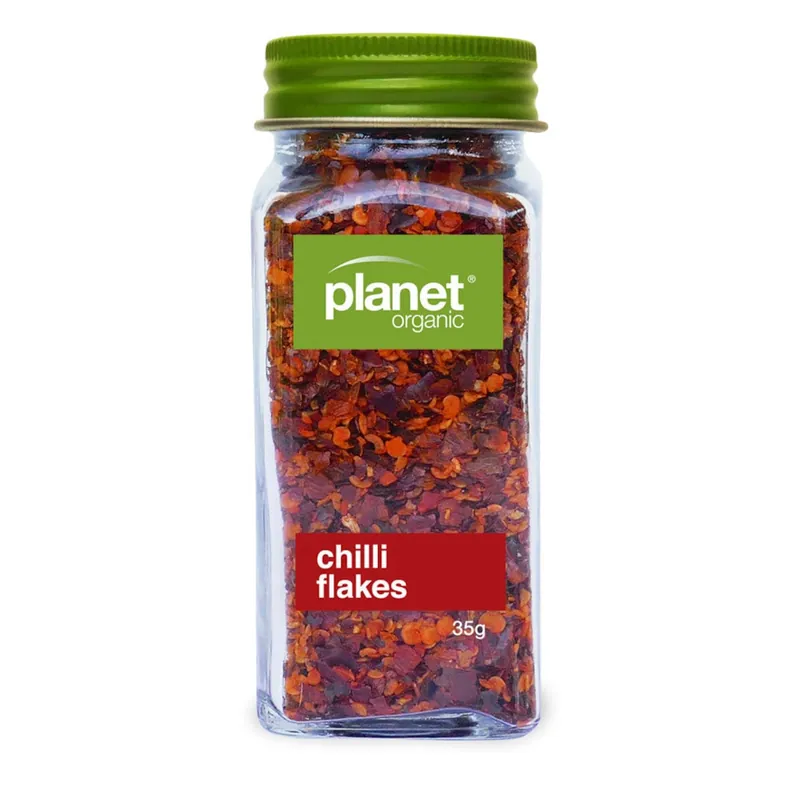 Secure Checkout Planet Organic Chilli Flakes 35g