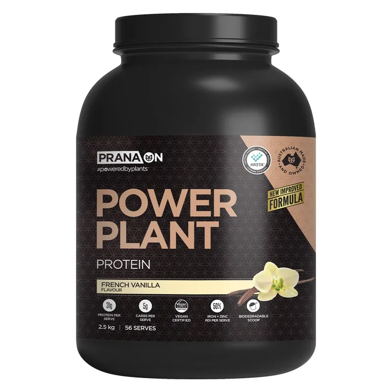 Pranaon Power Plant Protein French Vanilla 2.5kg Exclusive