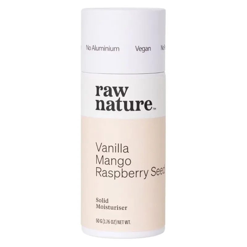 Today Only Raw Nature Solid Moisturiser Vanilla 50g
