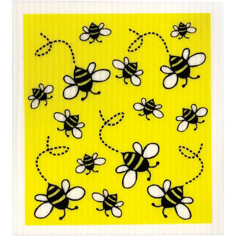 Certified Retrokitchen Compostable Sponge Cloth Bees