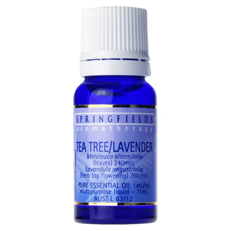 Trending Springfields Essential Oil Tea Tree Lavender 11ml