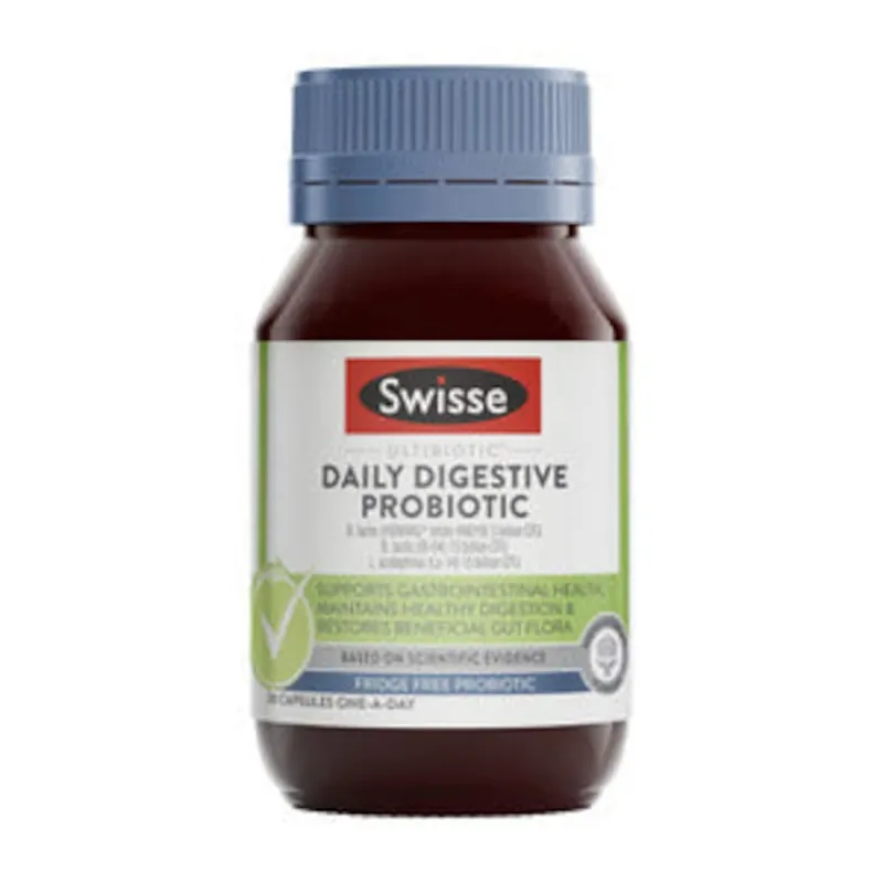 Swisse Ultibiotic Daily Digestive Probiotic 30 Capsules Original