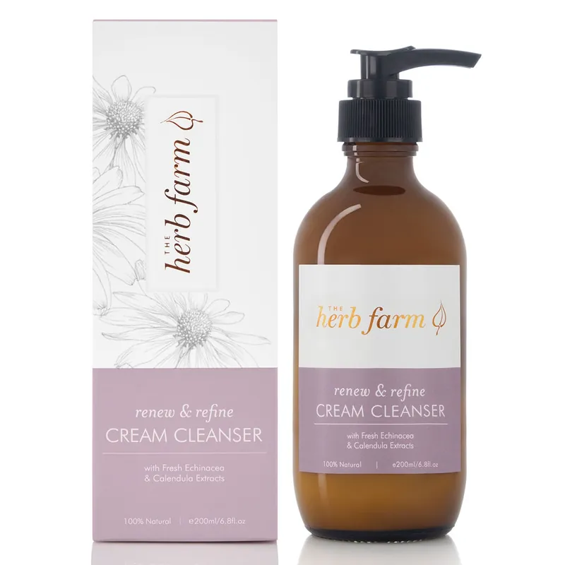Price Cut The Herb Farm Renew & Refine Cream Cleanser 200ml