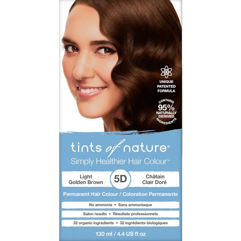 No Minimum Order Tints of Nature 5D Light Golden Brown Permanent Hair Colour 130ml