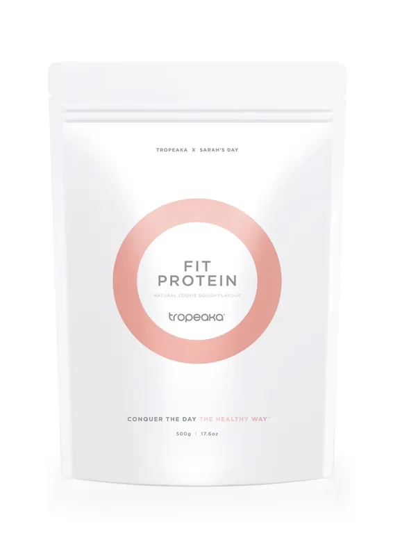 Fast Shipping Tropeaka Fit Protein Powder Cookie Dough 500g