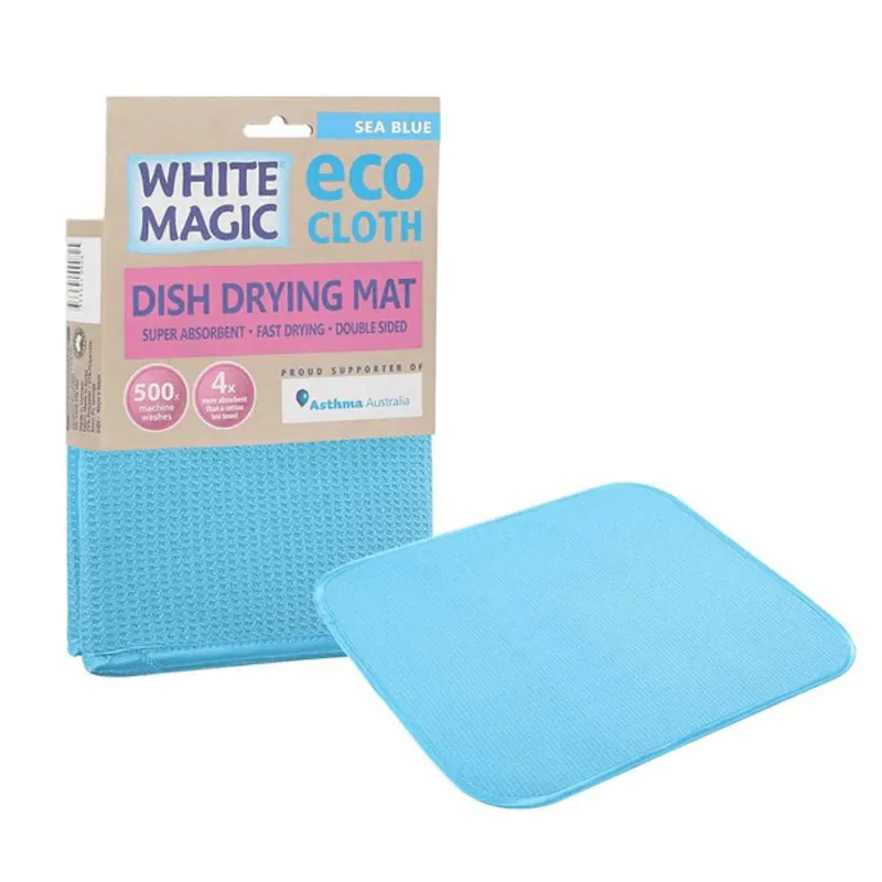 White Magic Drying Mat Sea Blue 1Pk Instant Buy
