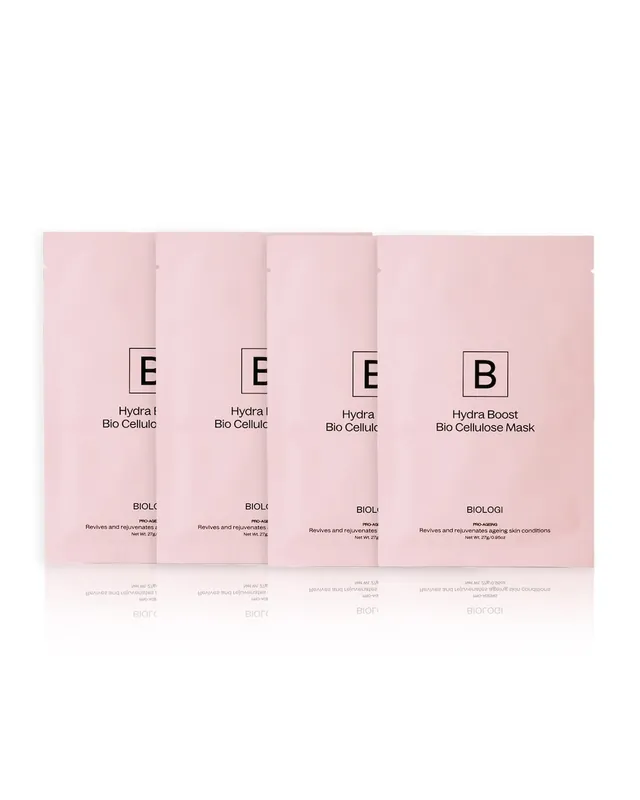 Holiday Sale Biologi Hydra Boost Bio Cellulose Mask 4 x 27g