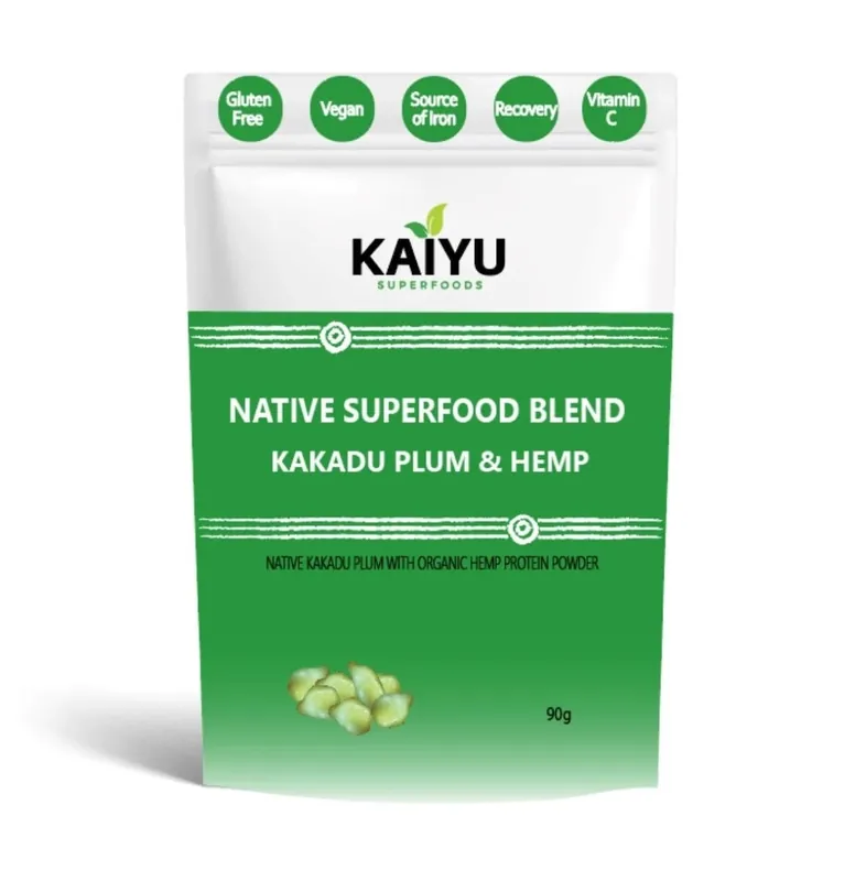 Kaiyu Superfoods Native Superfood Blend Kakadu Plum and Hemp 90g Best Seller