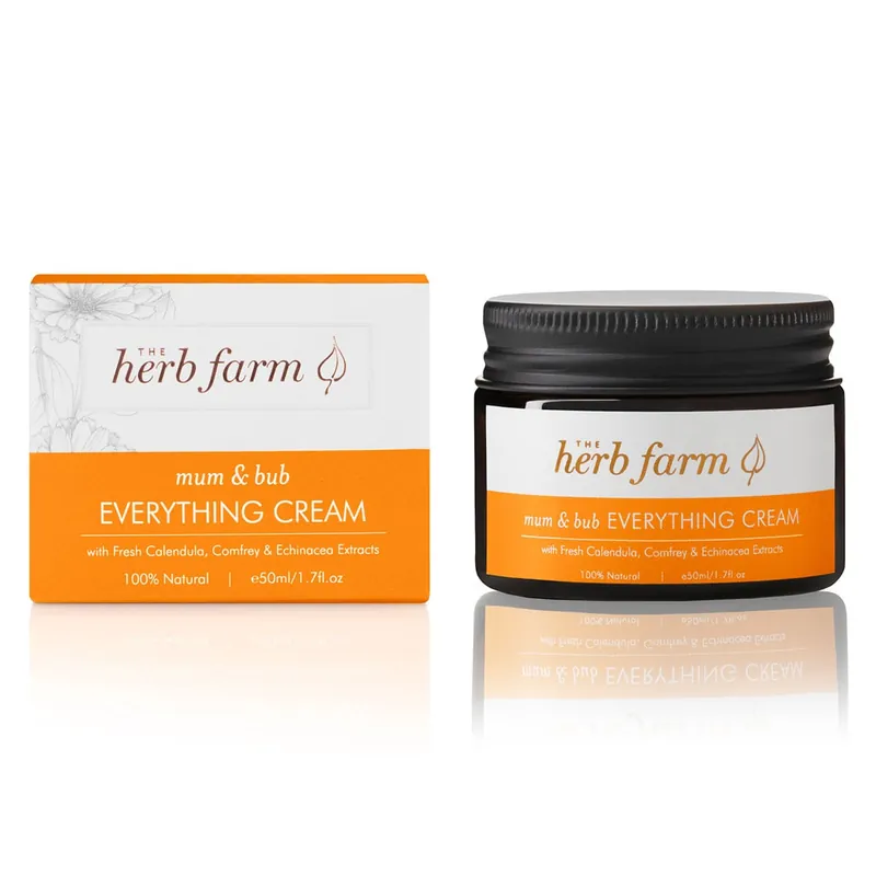 The Herb Farm Mum & Bub Everything Cream 50ml Fast Shipping