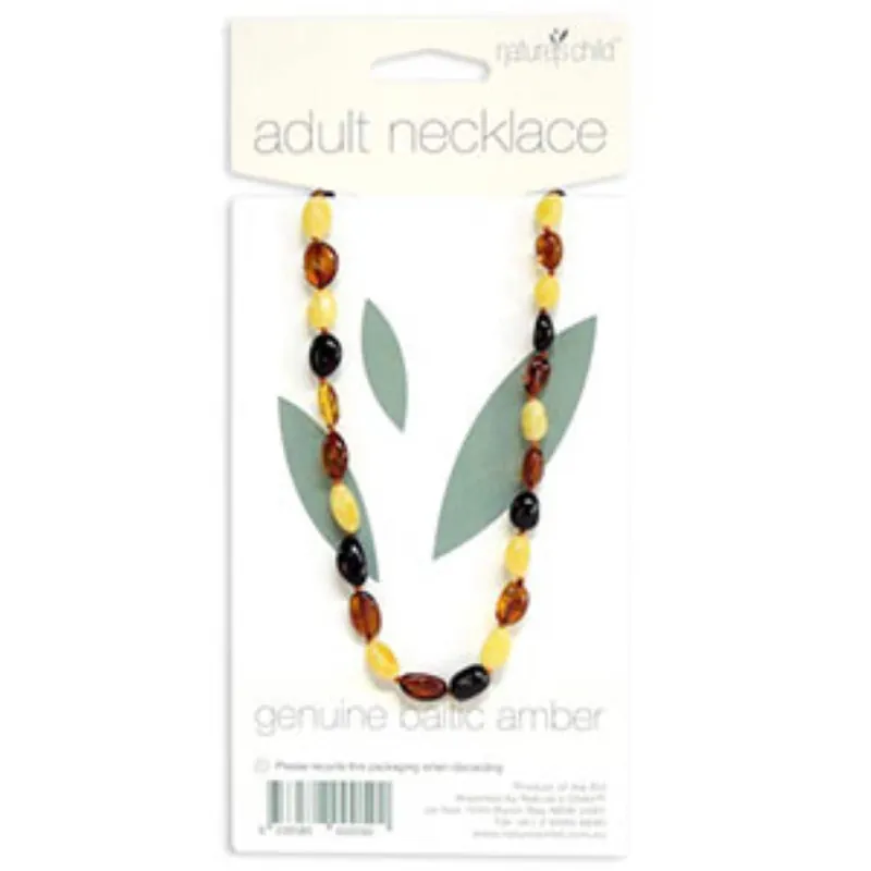 Nature's Child Amber Adult Necklace Mixed Buy Online