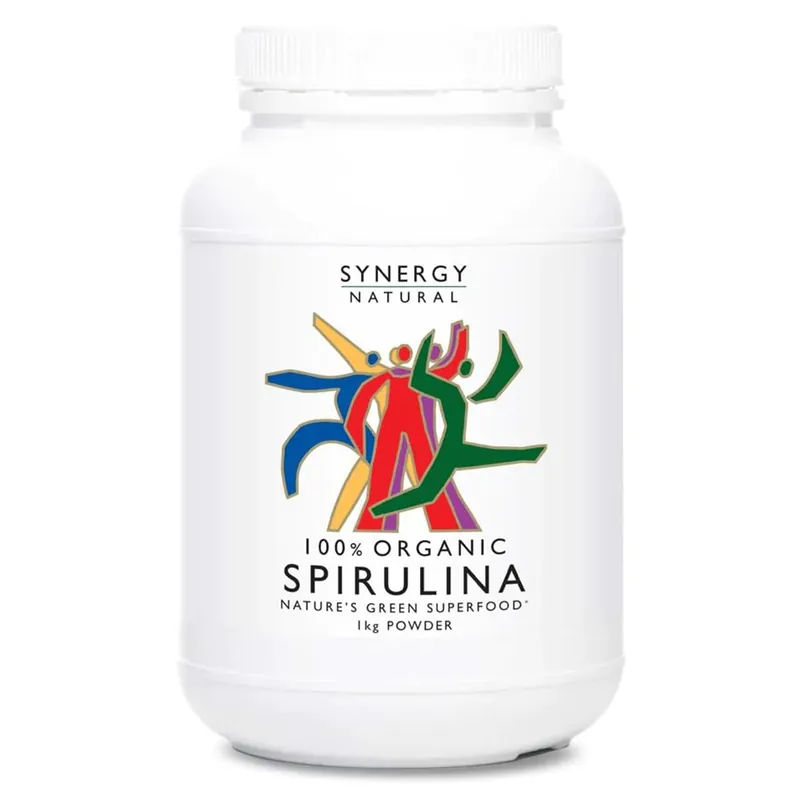 Synergy Natural Organic Spirulina Powder 1kg Save Now