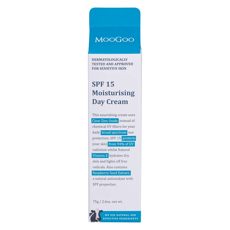 Order Now MooGoo Moisturising Day Cream SPF15 75g