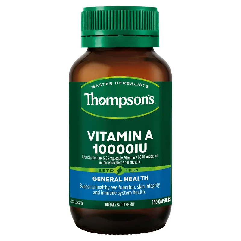 Thompson's Vitamin A 10000iu 150 Capsules Buy Direct