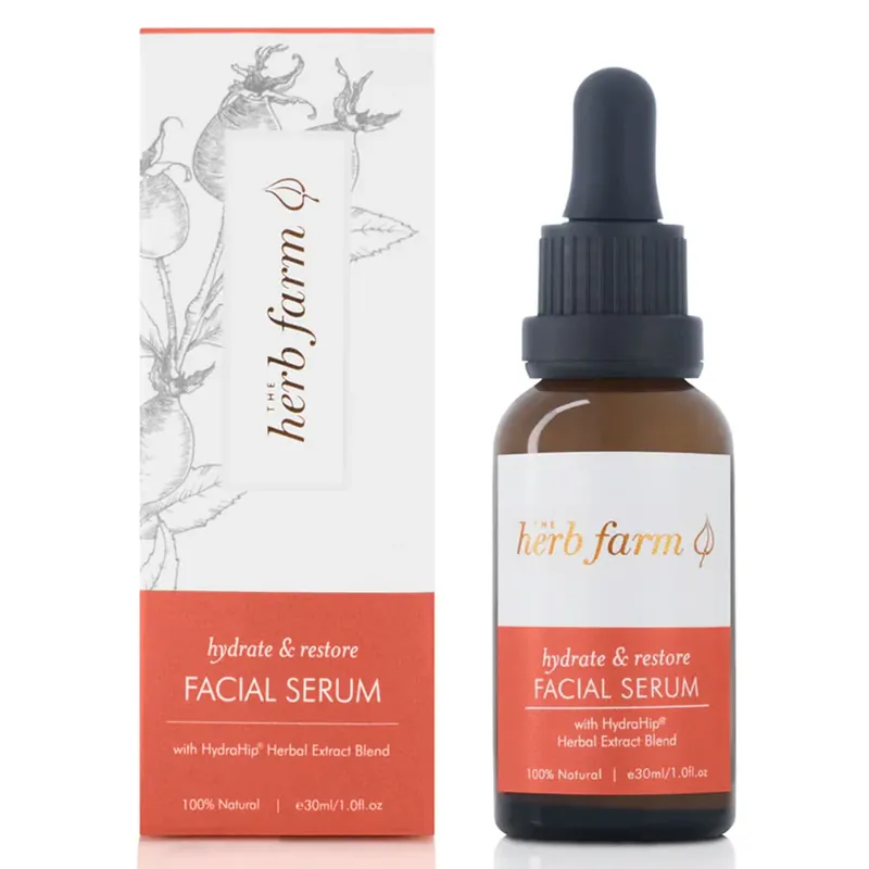 No Minimum Order The Herb Farm Hydrate & Restore Facial Serum 30ml