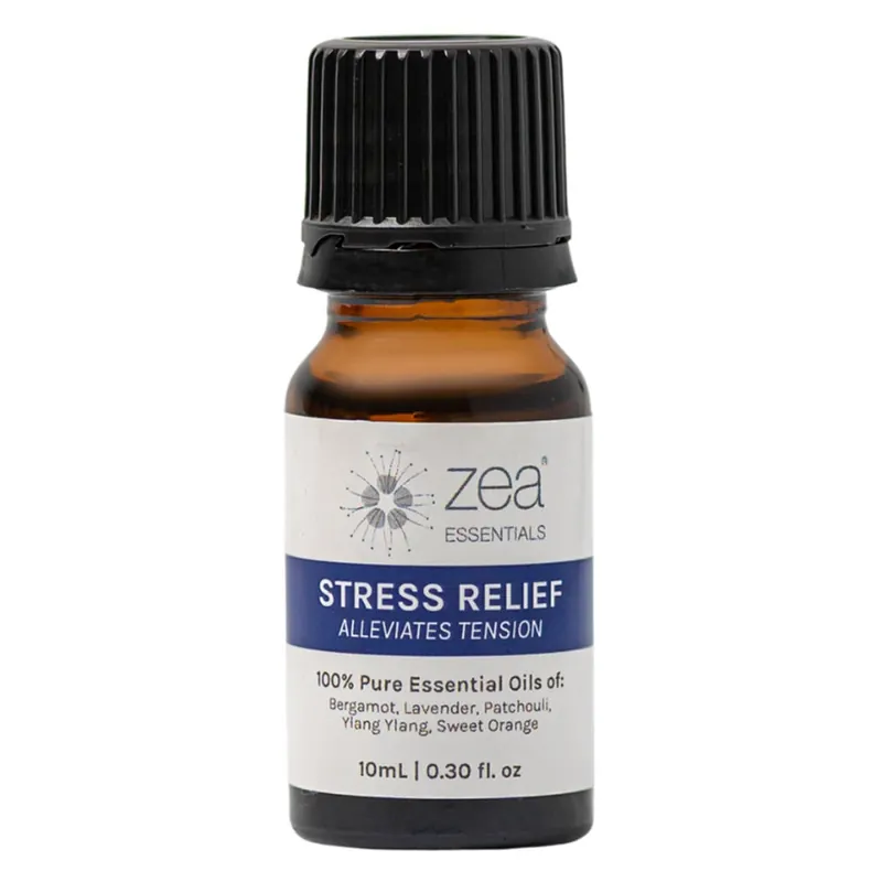 Popular Zea Essentials Stress Relief Essential Oil Blend 10ml