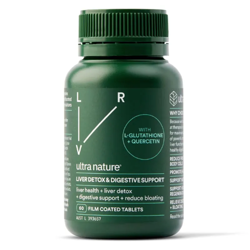 Ultra Nature Liver Detox & Digestive Support 60 Tablets Today Only