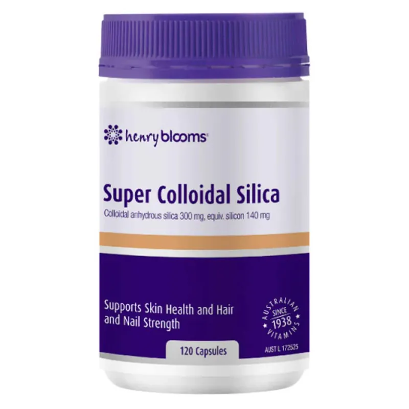 Henry Blooms Super Colloidal Silica 120 Capsules Place Order
