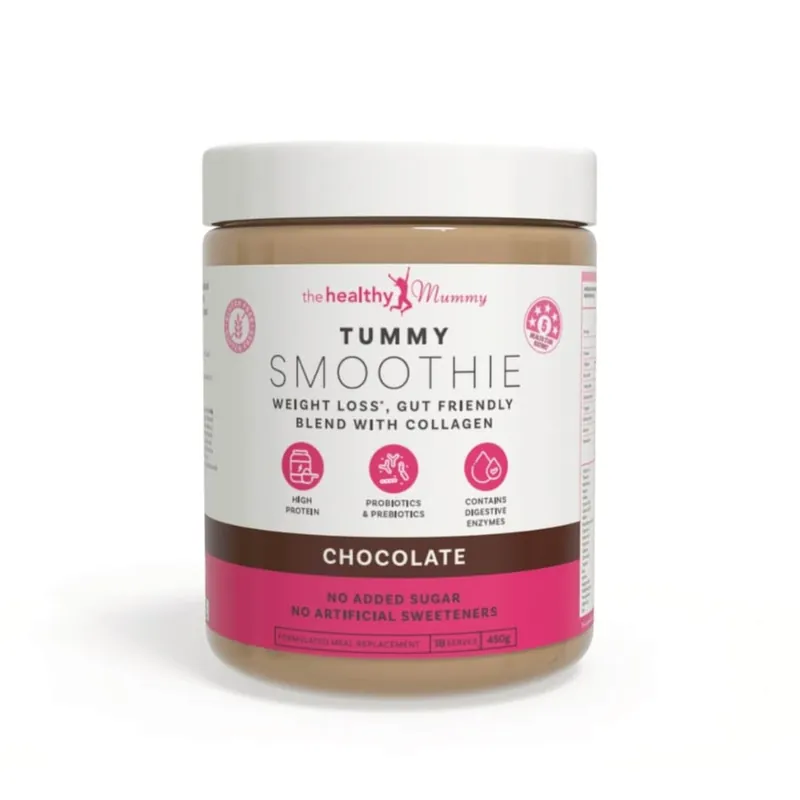 The Healthy Mummy Tummy Smoothie Chocolate 450g Worldwide Shipping