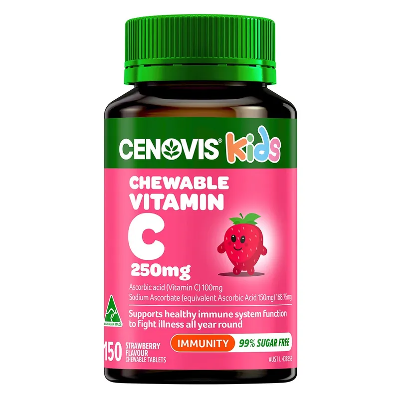 Best Price Cenovis Kids Chewable Vitamin C 250mg Strawberry 150 Tablets