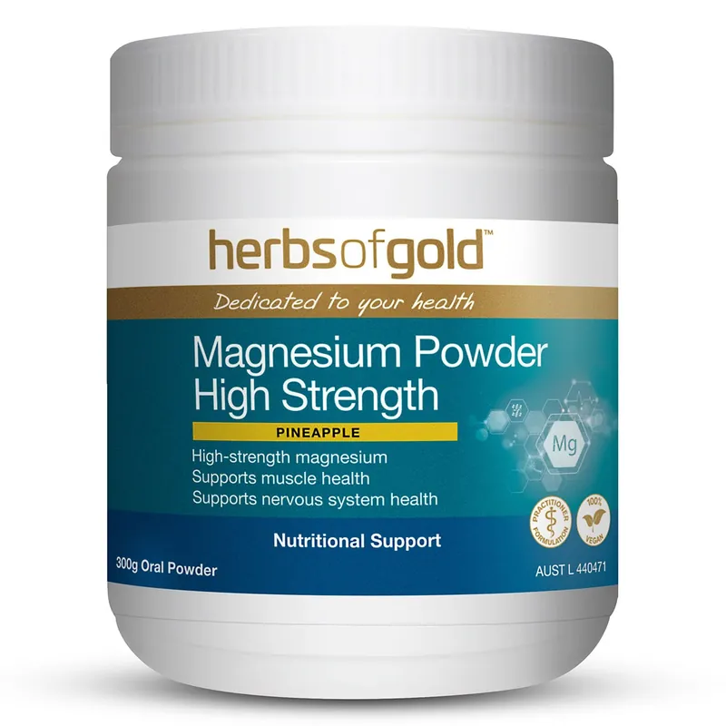 Herbs of Gold Magnesium Powder High Strength 300g Time-Limited
