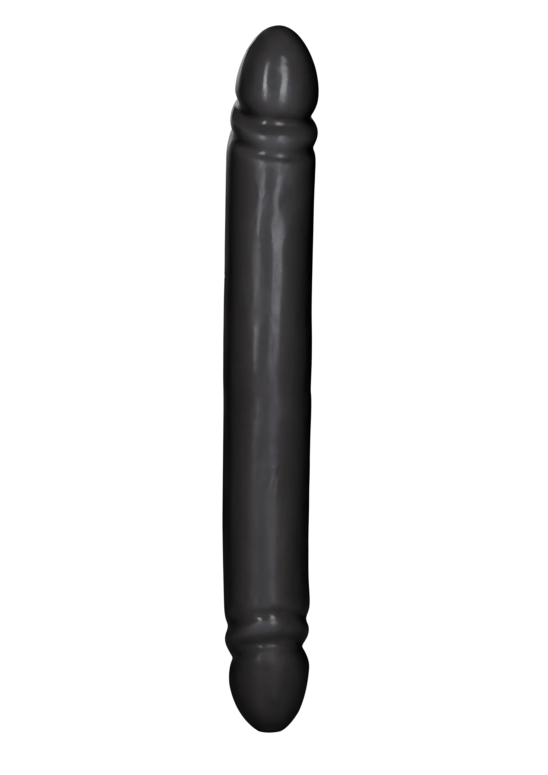 Smooth Double Dong 12 Inch Black