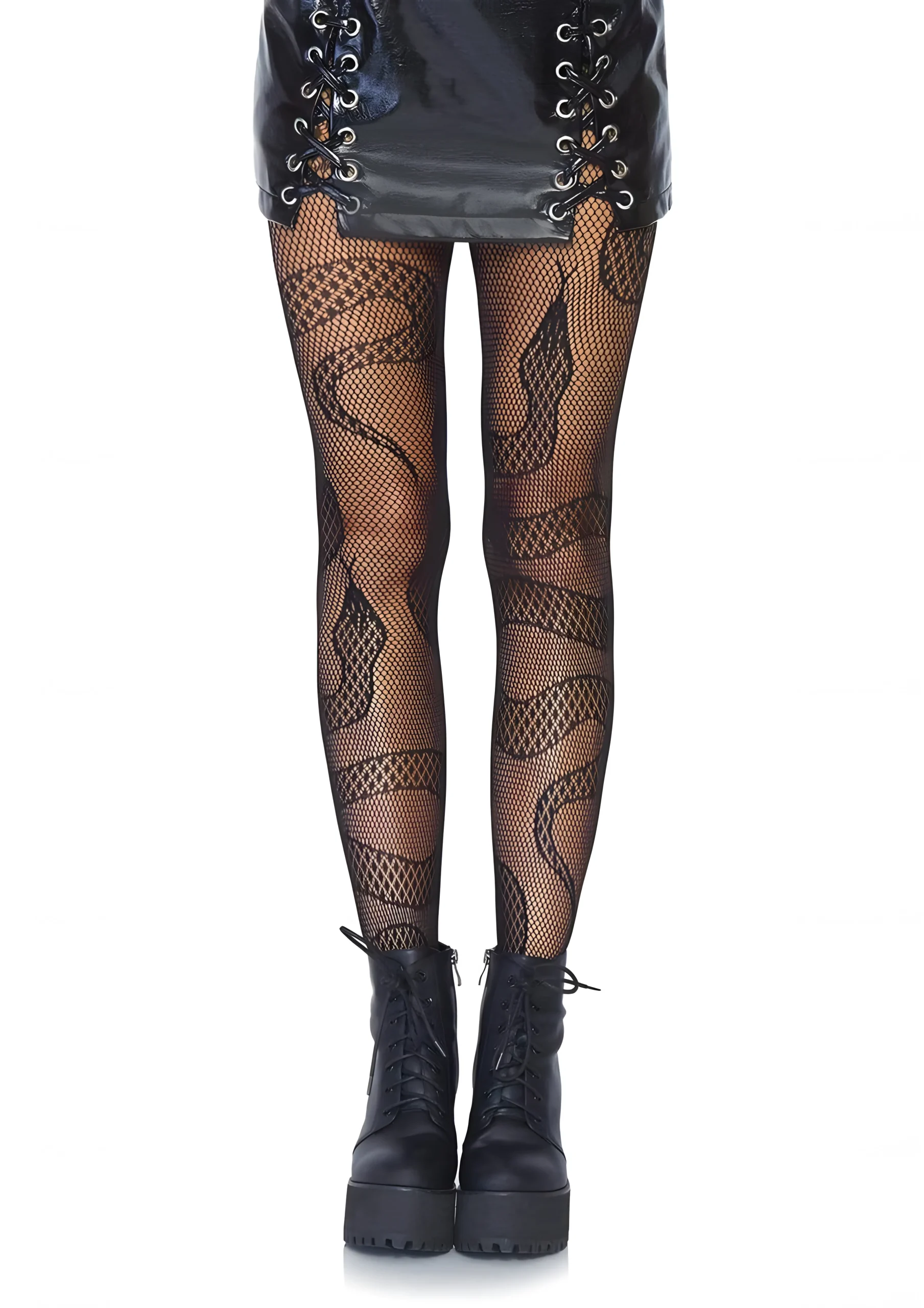 Snake Net Tights