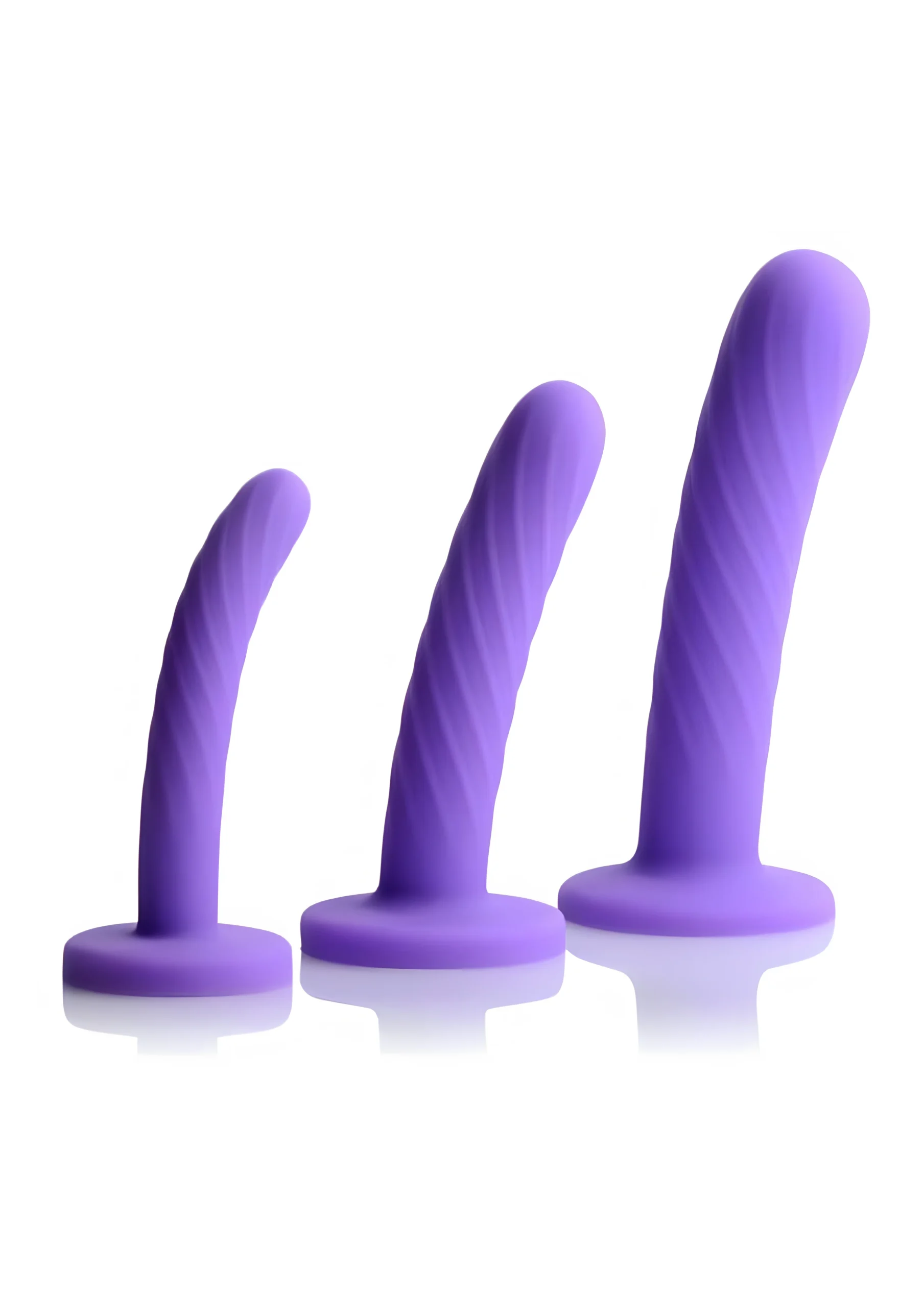 Strap U Tri Play Silicone Dildo Set