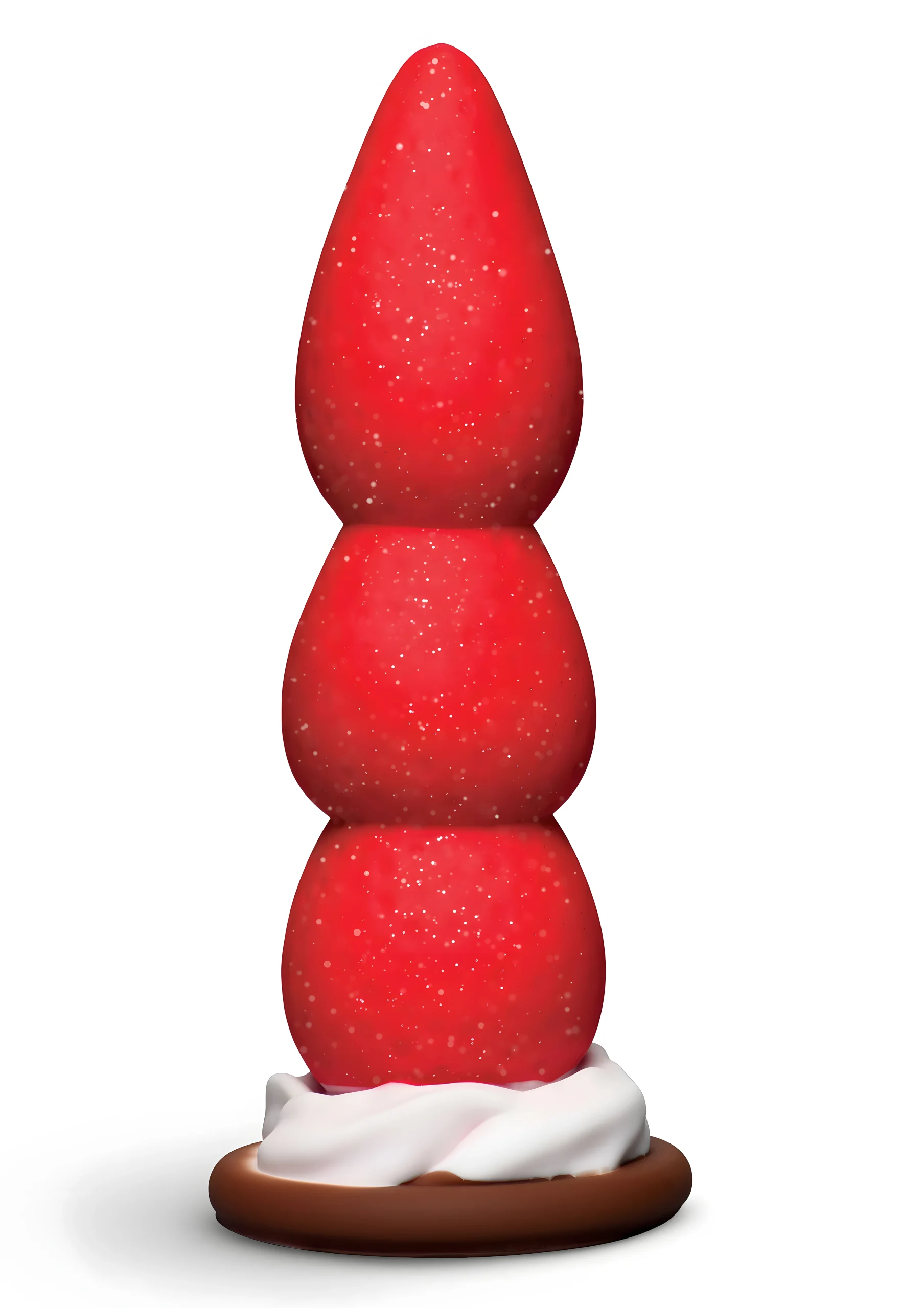 Strawberry Sweet Cream Silicone Dildo