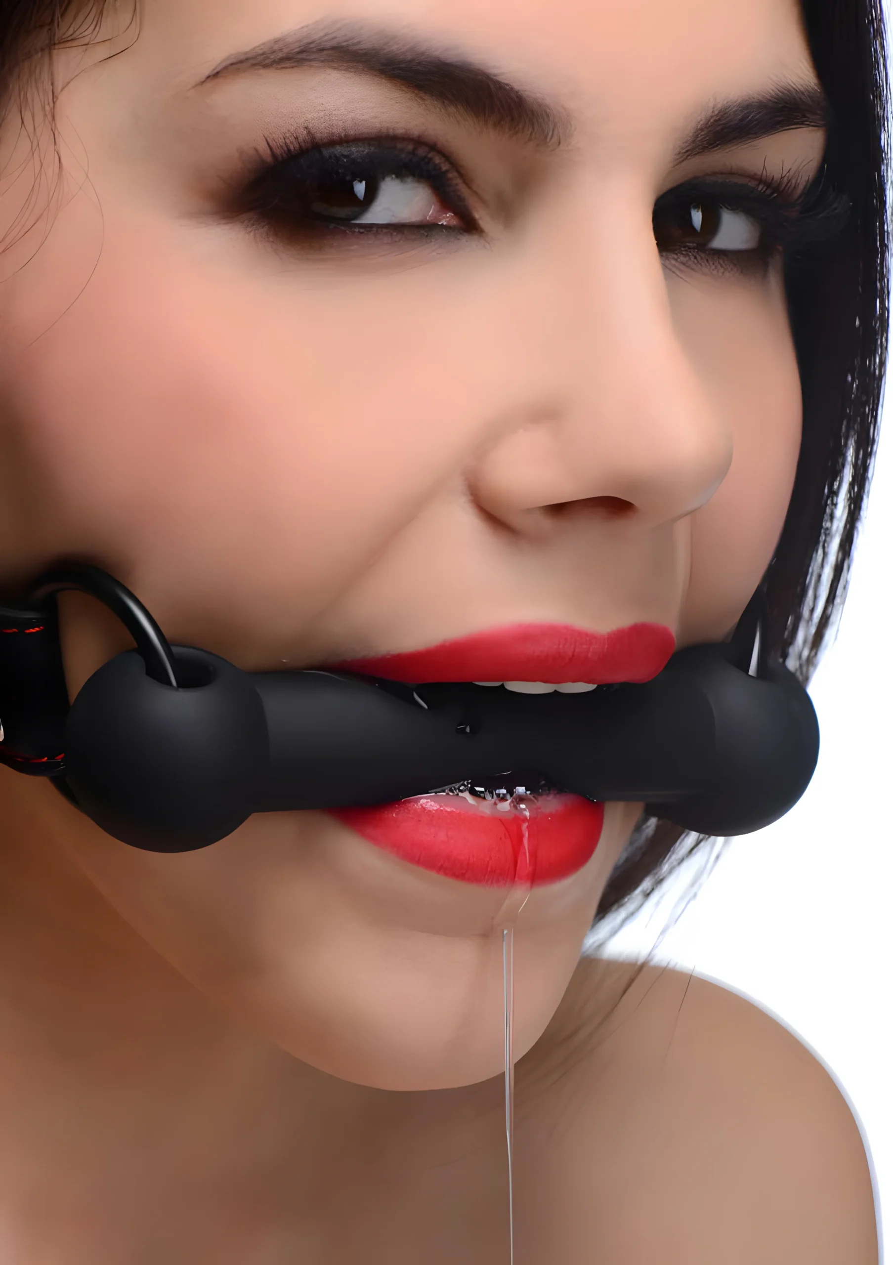 Silicone Bit Gag with Vegan Leather Strap