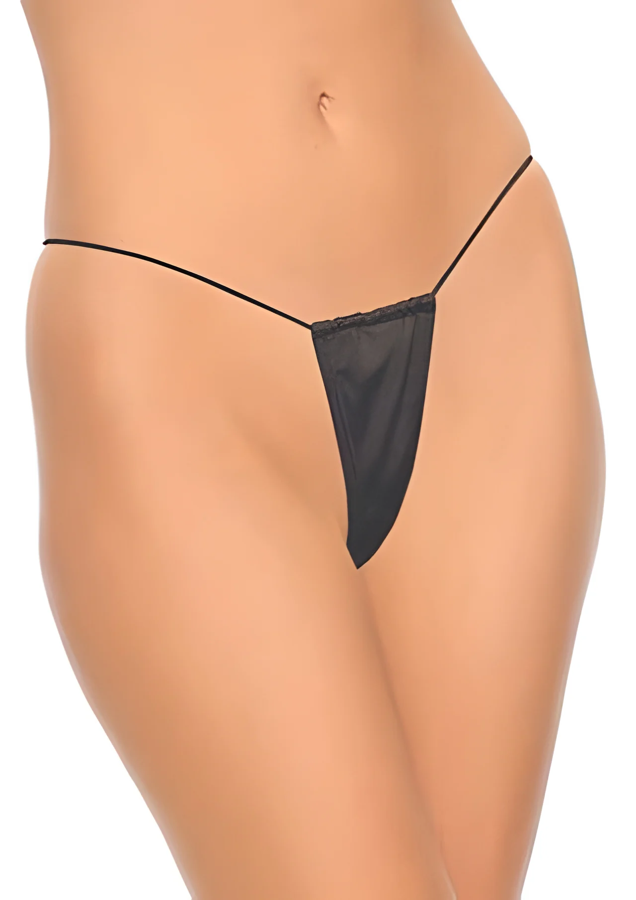 Black String Thong