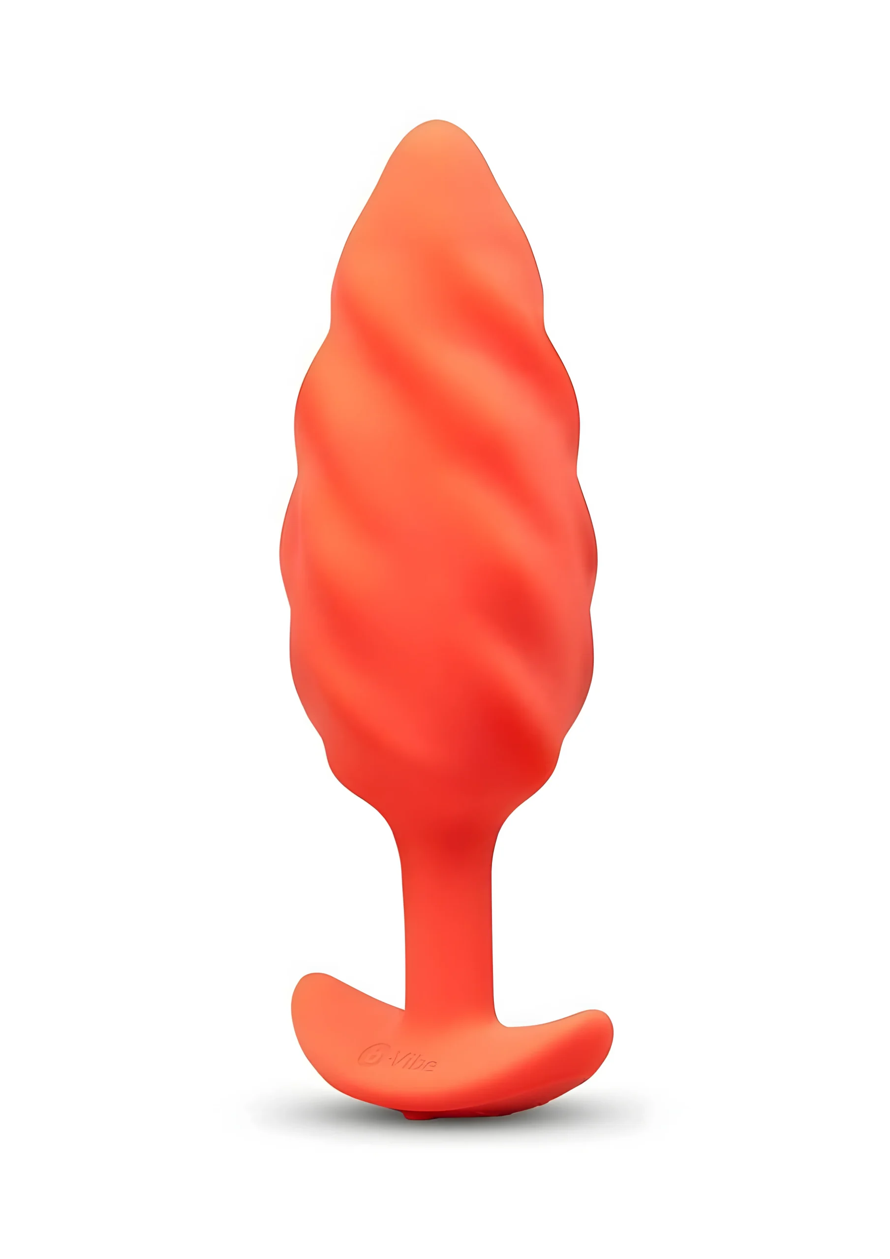 Swirl Texture Medium Vibrating Silicone Plug