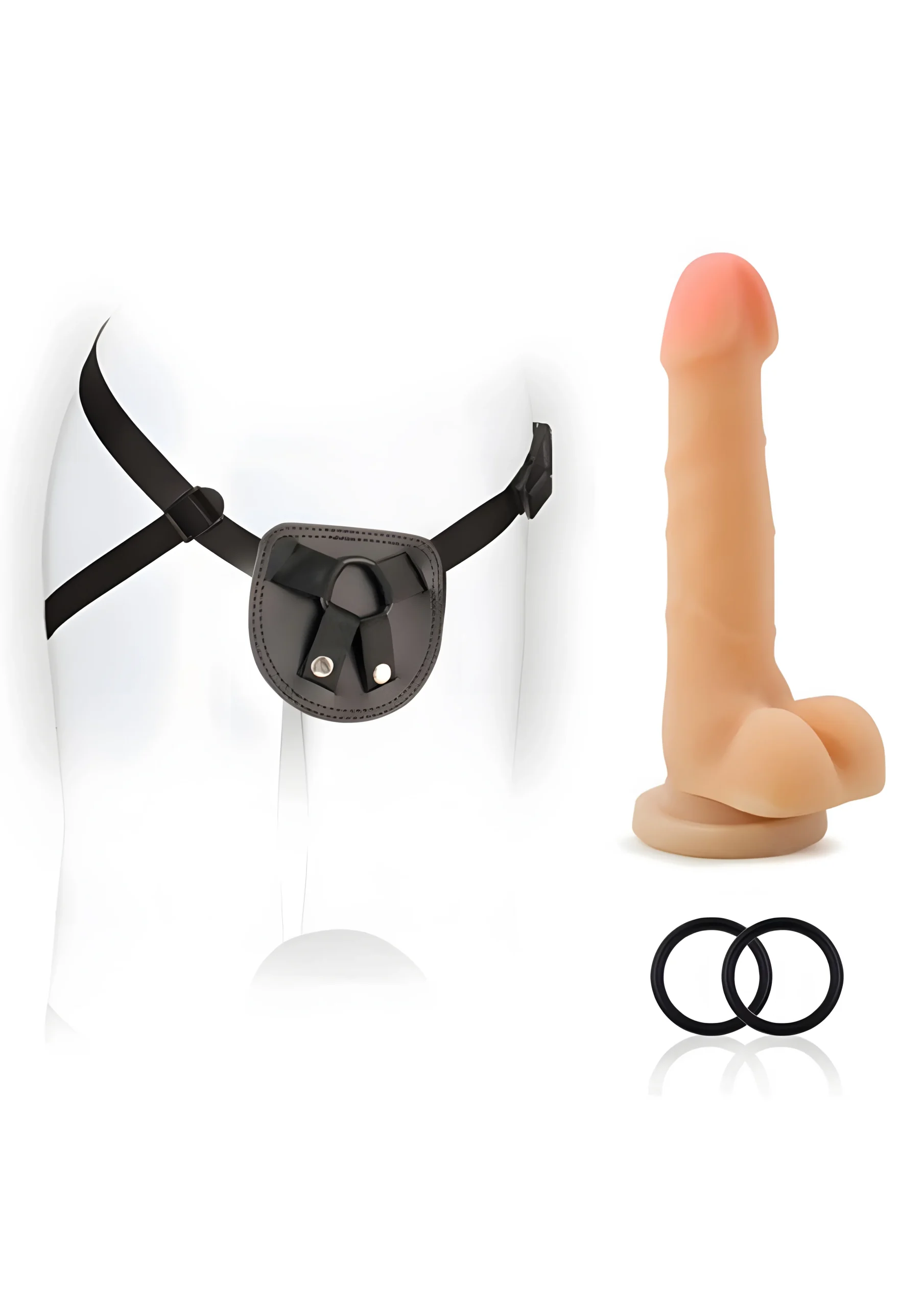SX For You Harness Kit With 7 Inch Dildo