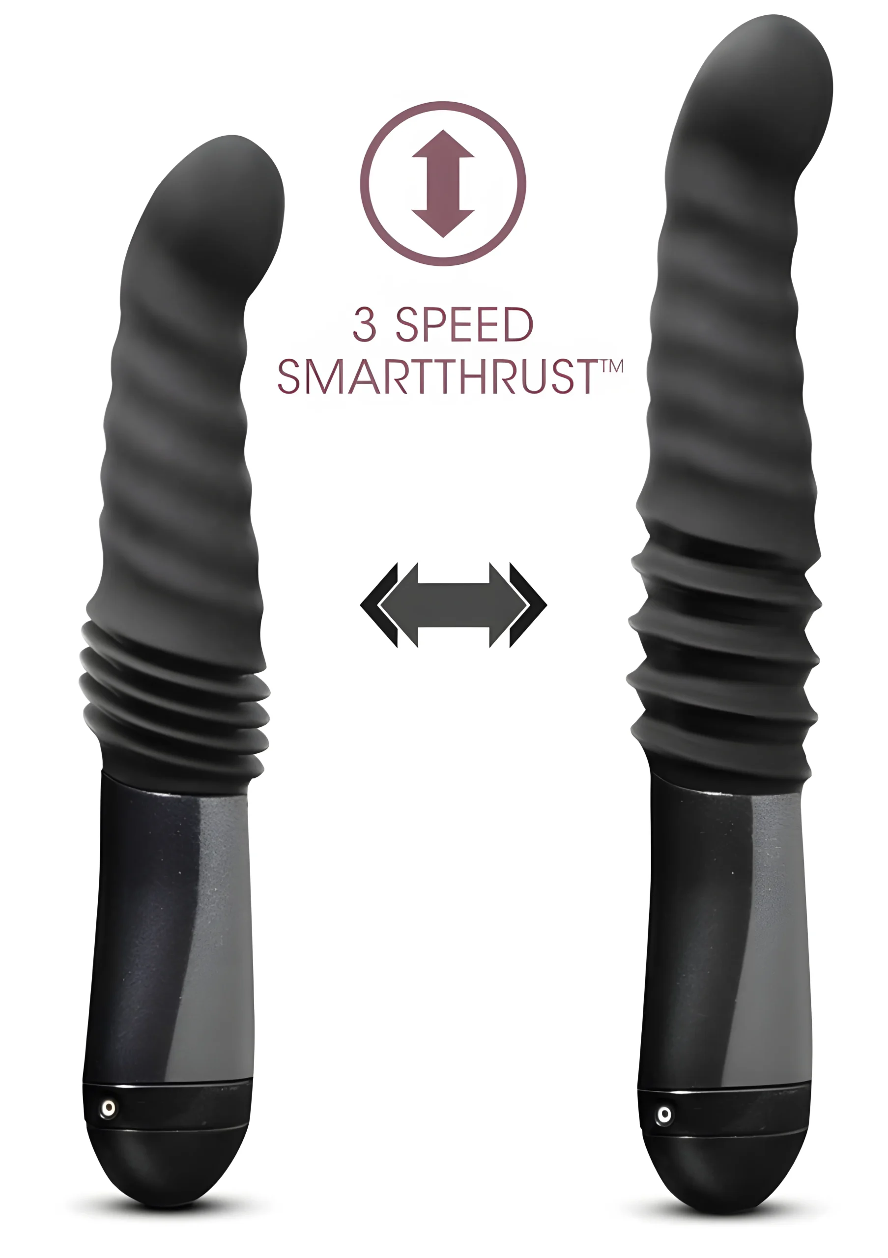 Temptasia Lazarus Black Thrusting Dildo