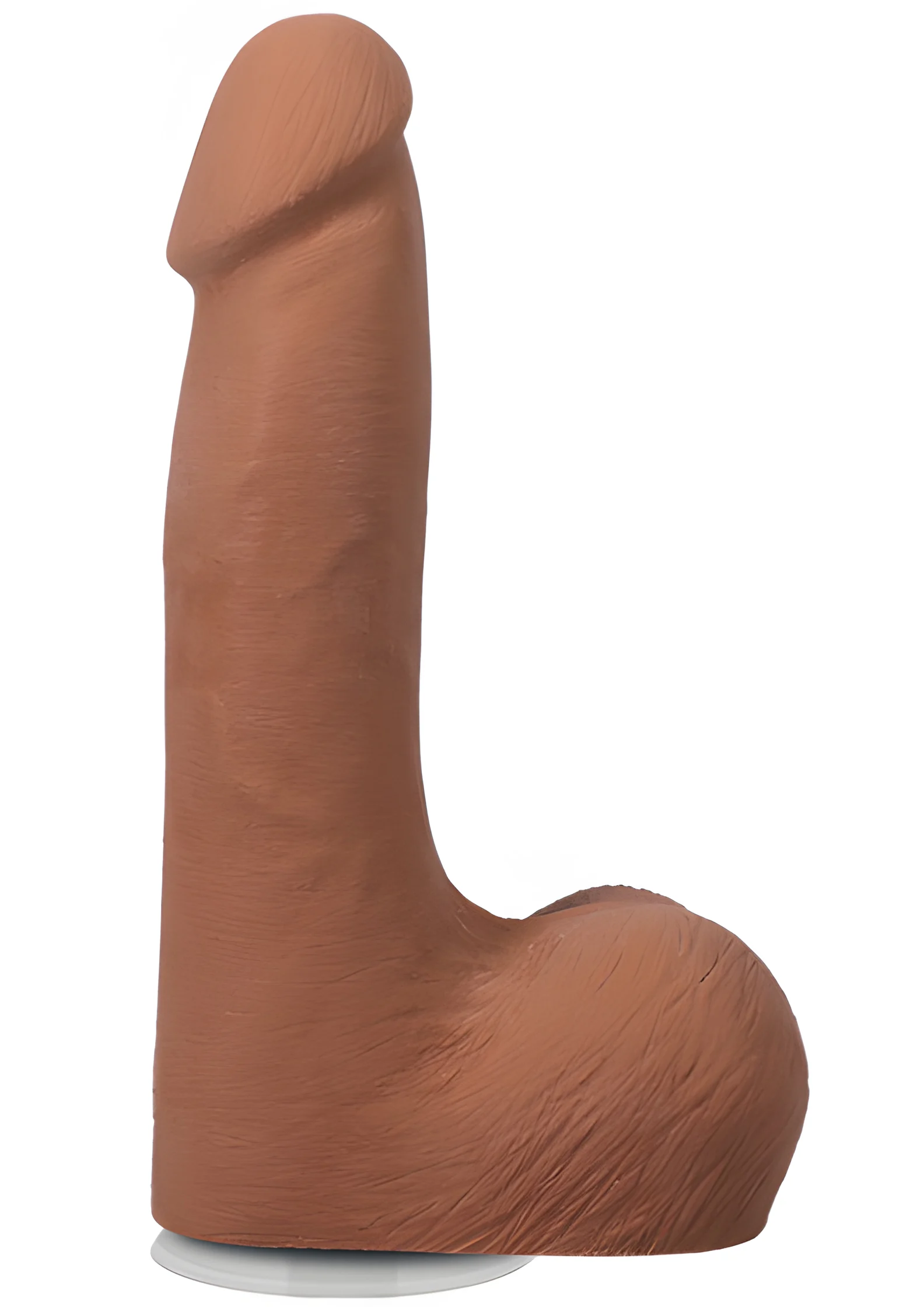 Realistic Cock Ultraskyn Caramel 7 Inch With Balls