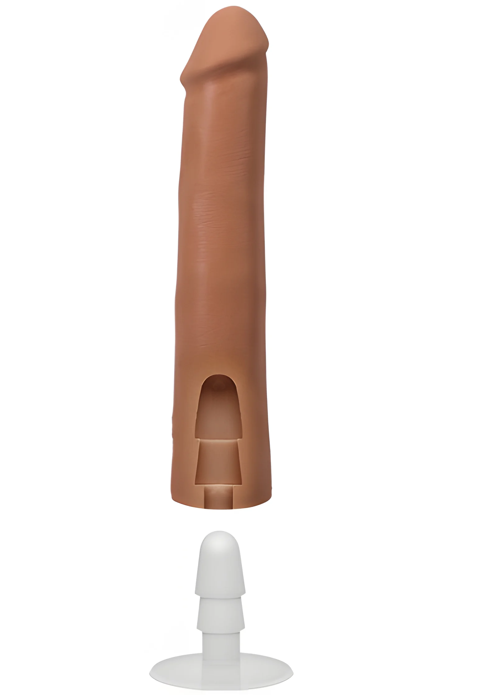 The Realistic Cock Ultraskyn 9 Inch Caramel