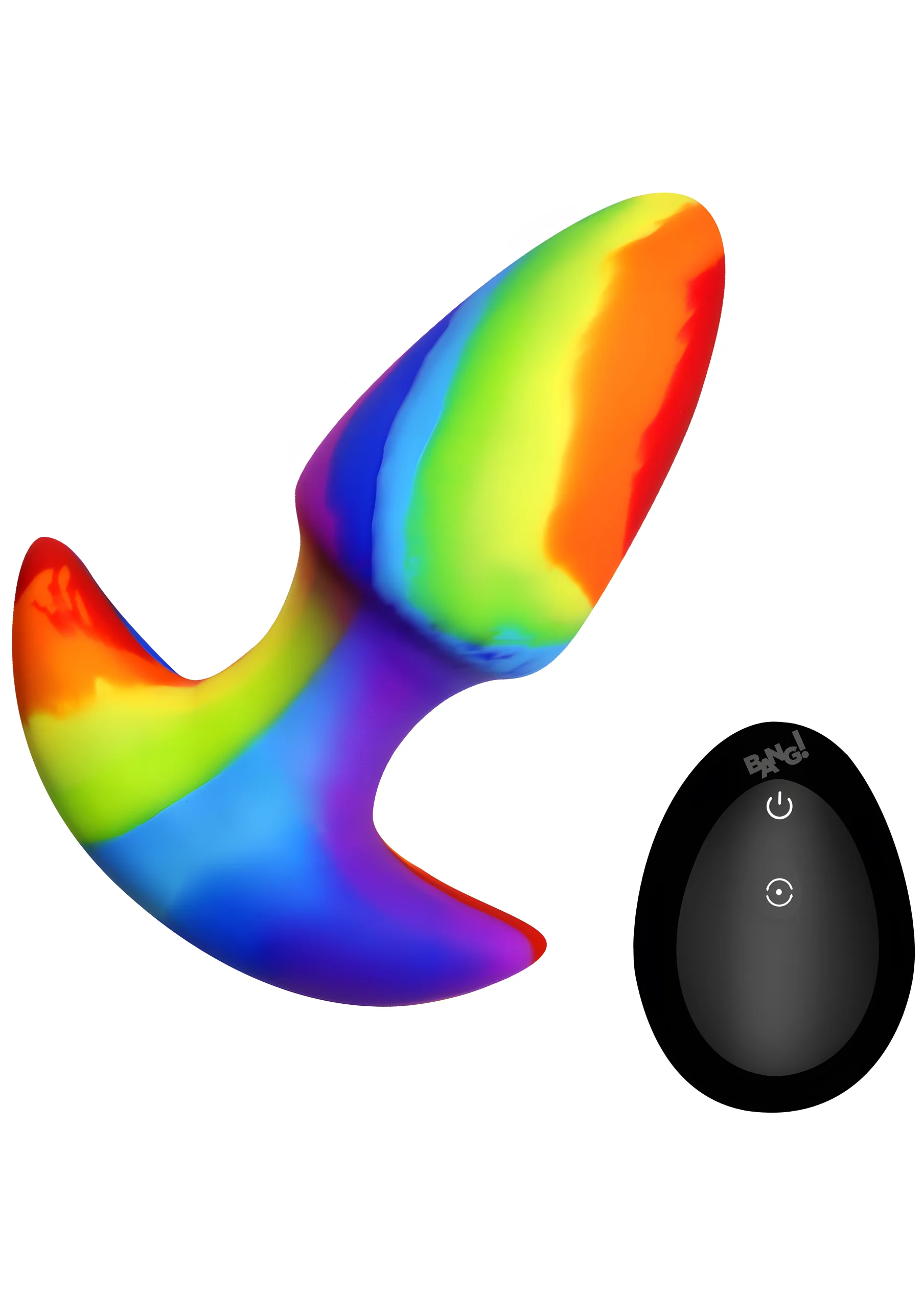 Thrusting Vibrating Silicone Plug