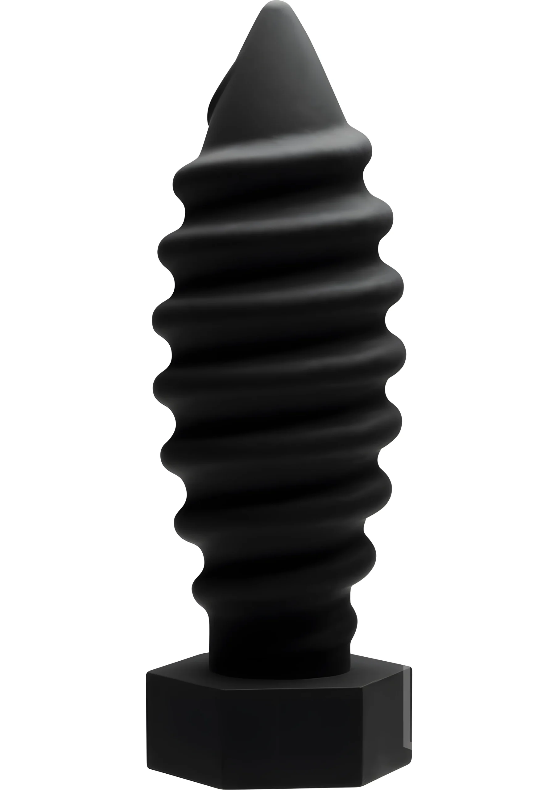 Screw U Threaded Silicone Anal Plug