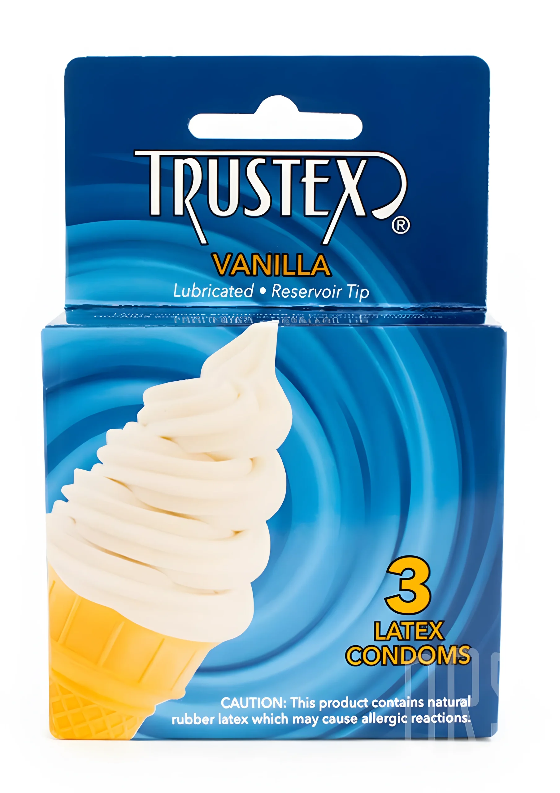 Vanilla Flavored Condoms 3 Pack