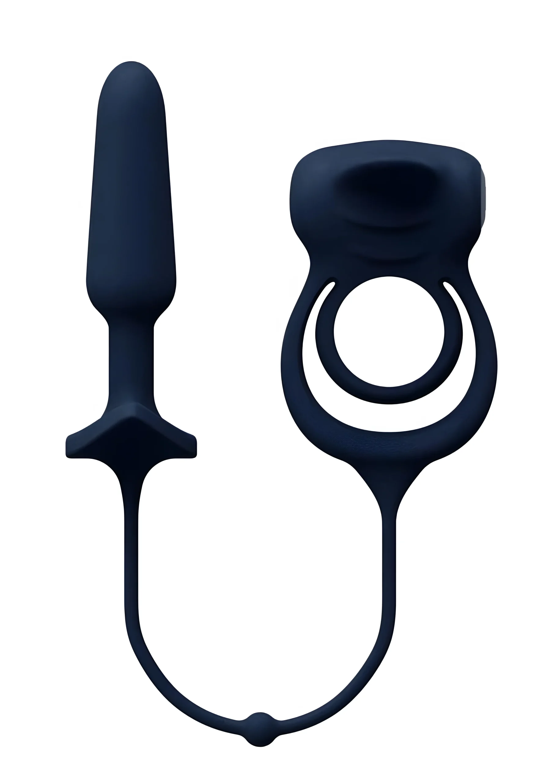 Vedo Humper Dual CRing With Anal Plug Black