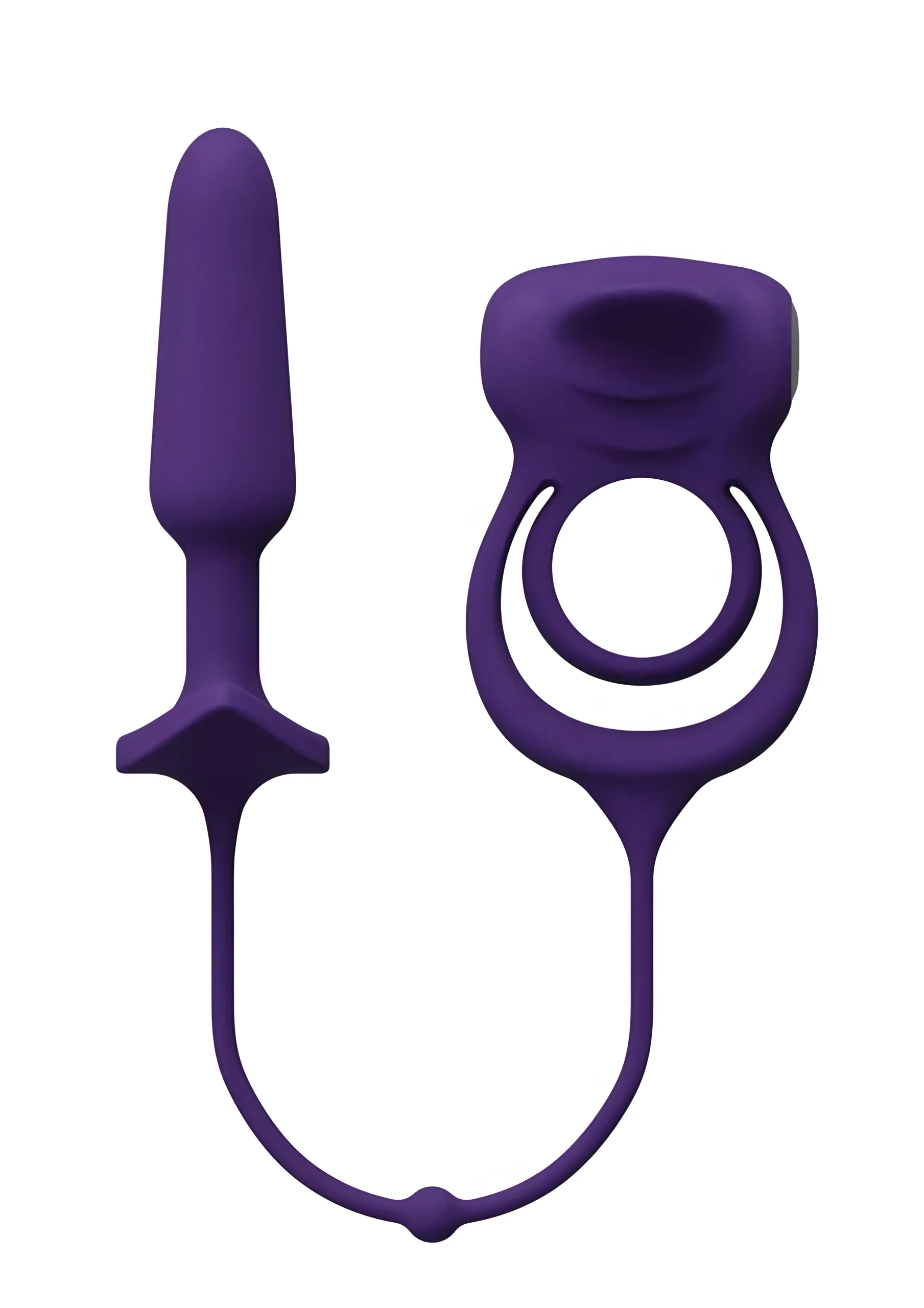 Vedo Humper Dual CRing With Anal Plug Purple