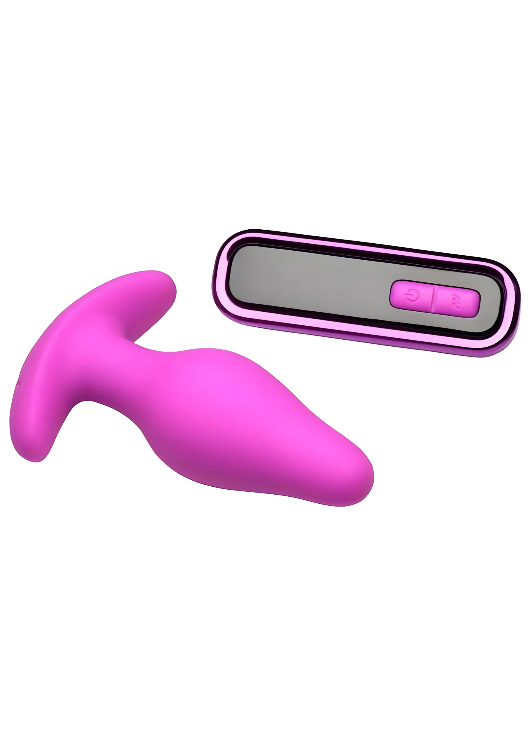 Vibrating Silicone Plug With Remote