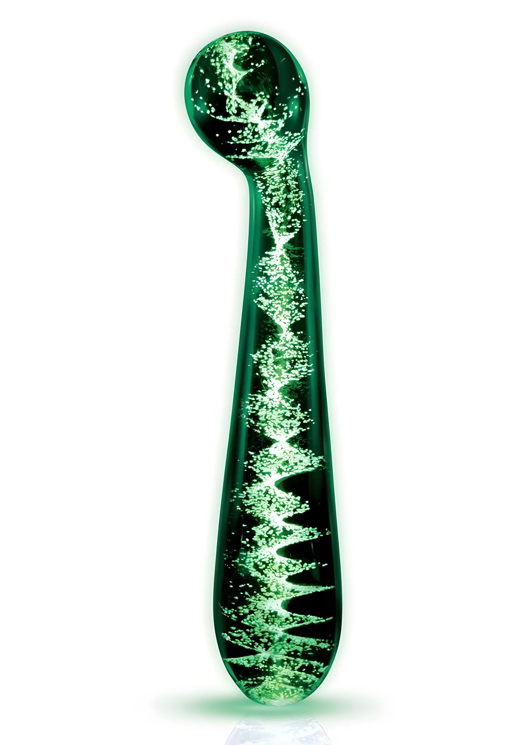 Whipsmart 6.5 Inch Glow Glass Dildo