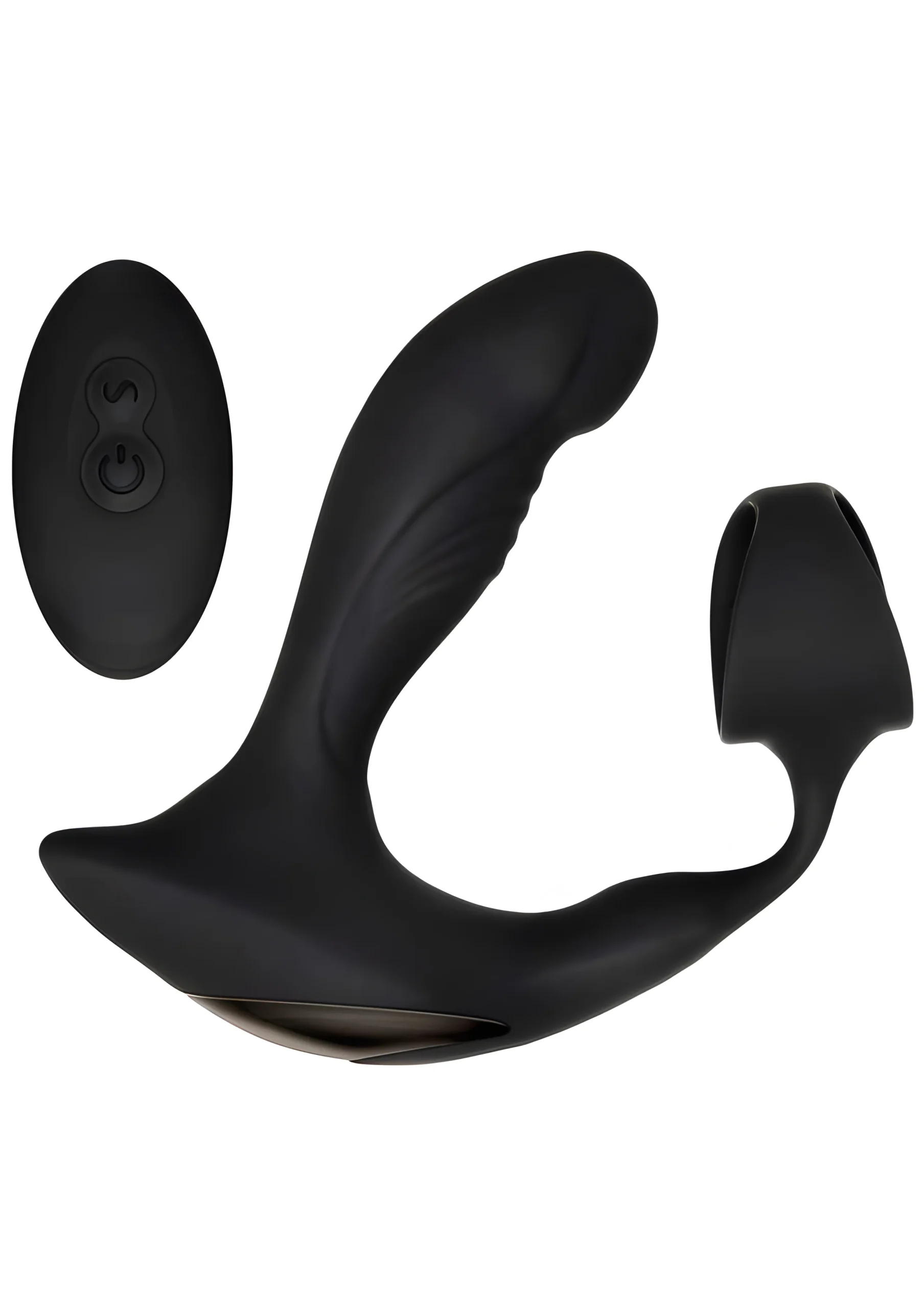 Strapped and Tapped Remote Control Prostate Vibe
