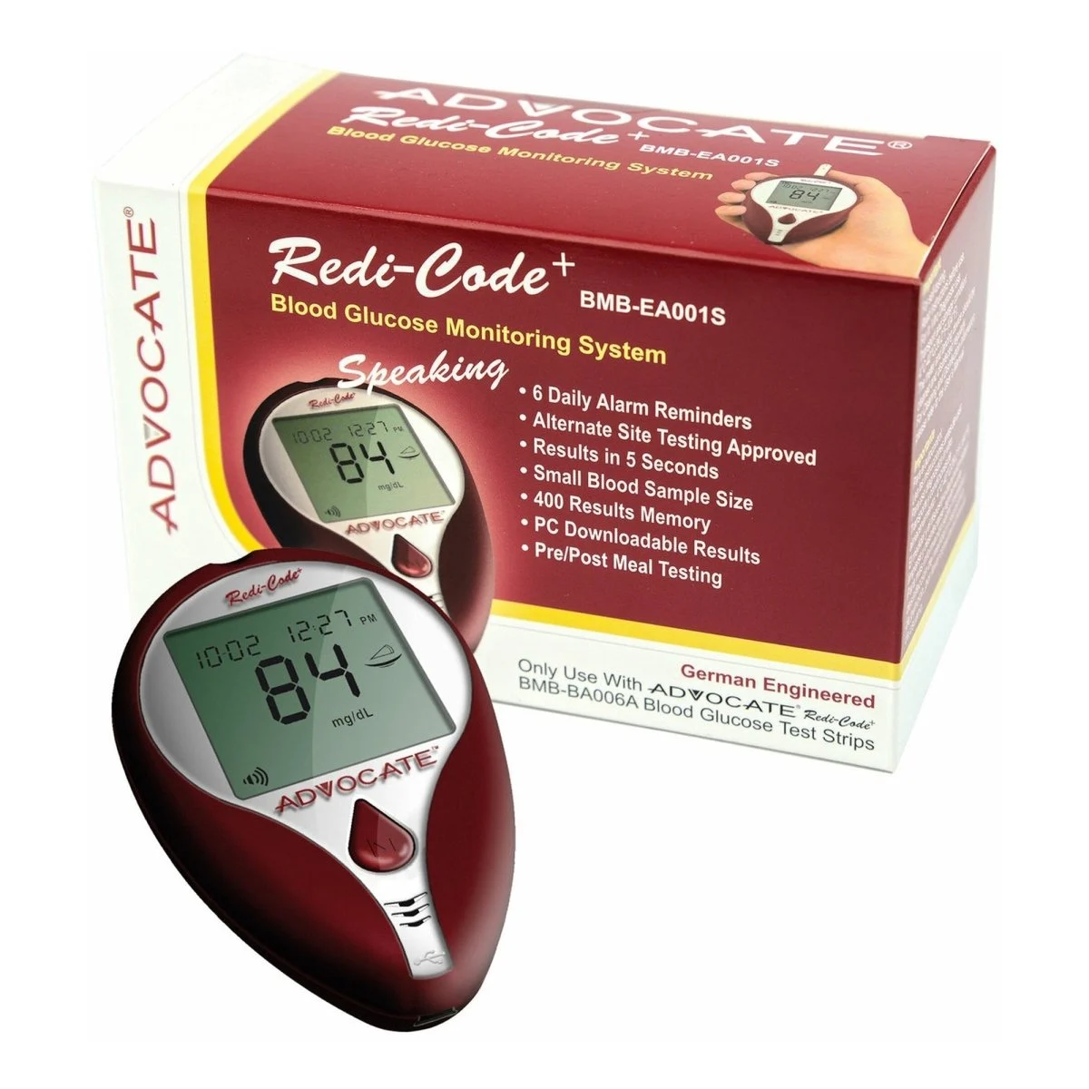 Advocate Redi-Code Plus Non-Speaking Glucose Meter Kit