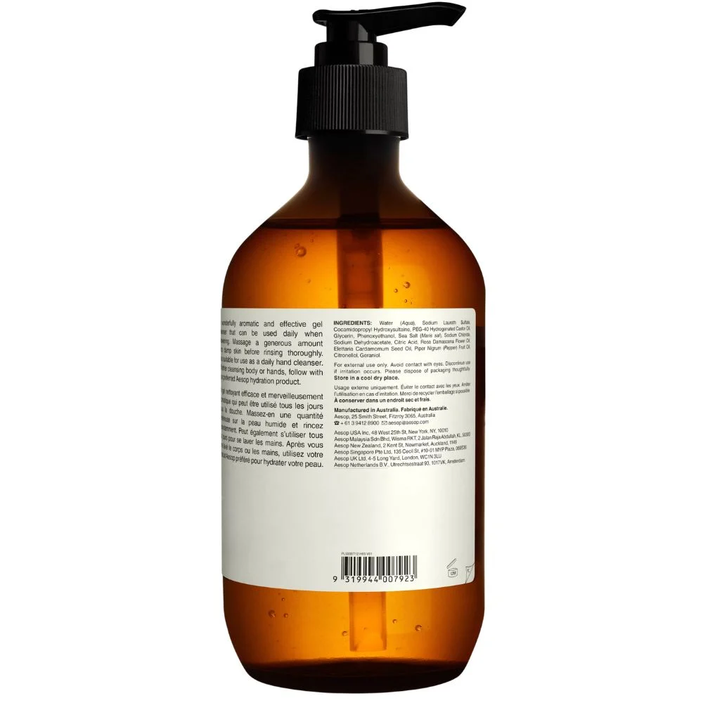Aesop A Rose By Any Other Name Gentle Body Cleanser